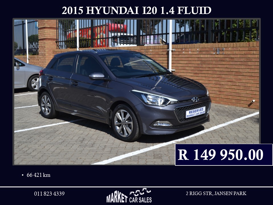 2015 Hyundai i20 1.4 Fluid