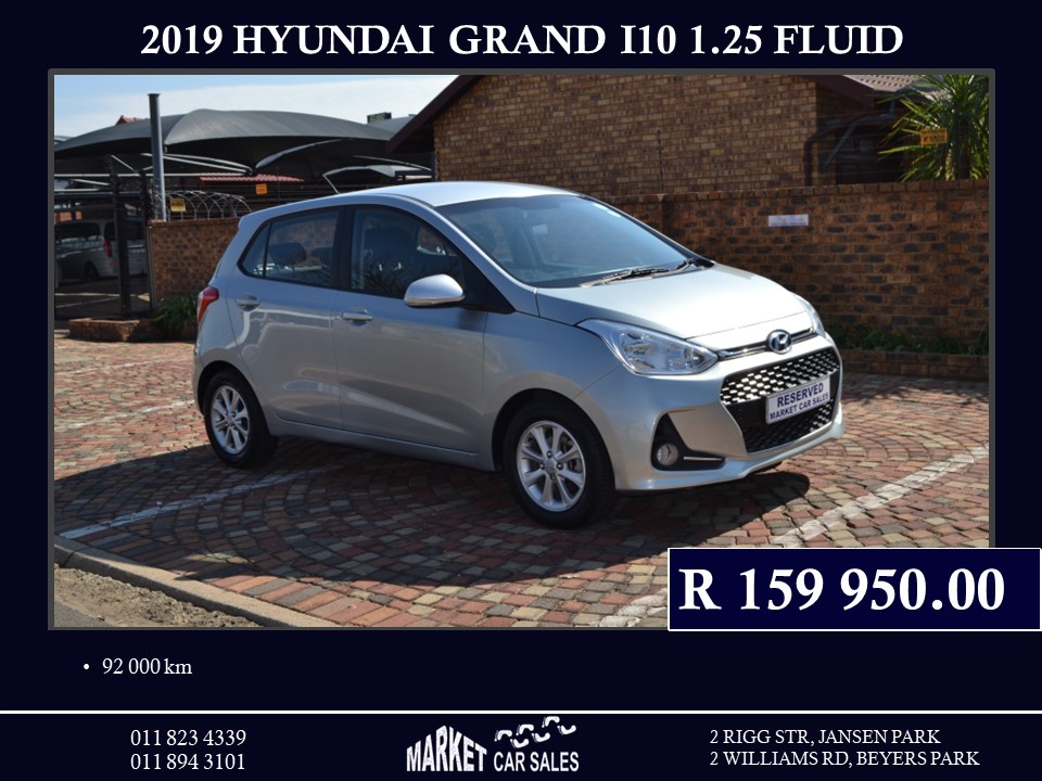 2019 Hyundai Grand i10 1.2 Fluid