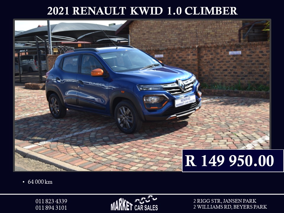 2021 Renault Kwid 1.0 Climber 5DR AMT