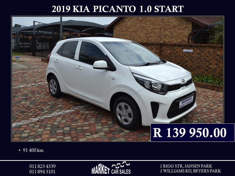 2019 Kia Picanto 1.0 Start