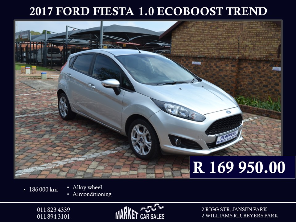 2017 Ford Fiesta 1.0 Ecoboost Trend Powershift 5DR