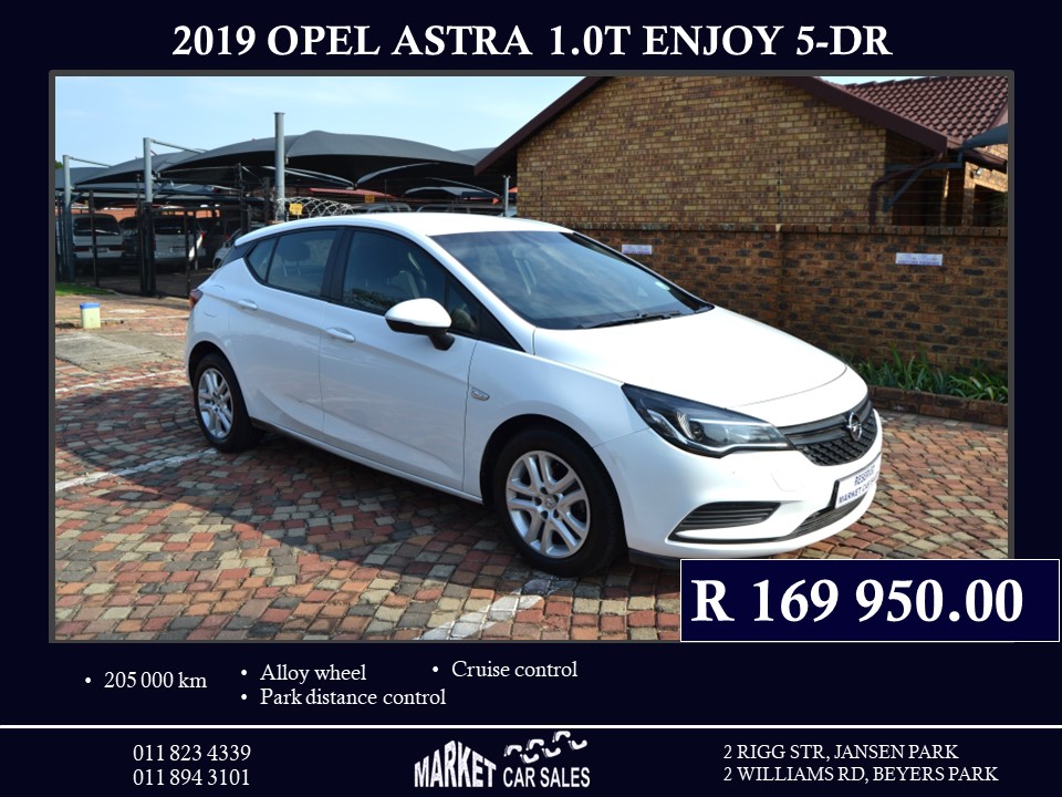2019 Opel Astra hatch Enjoy 1.0T