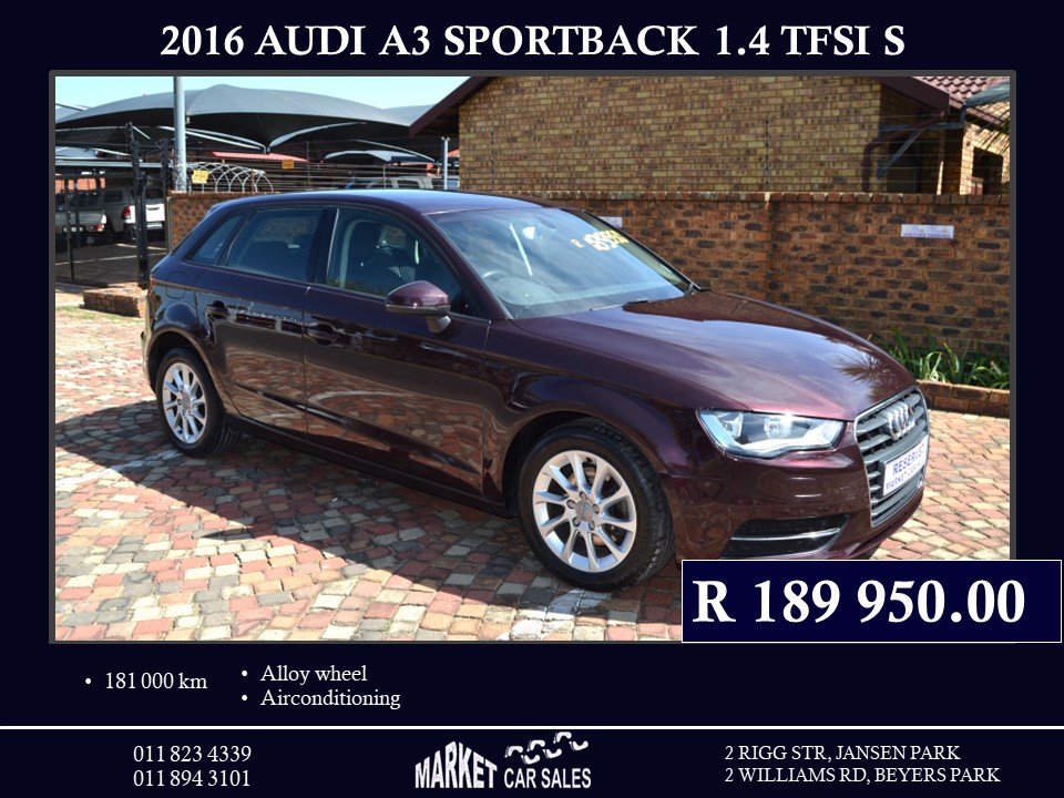 2016 Audi A3 Sportback 1.4T FSI S