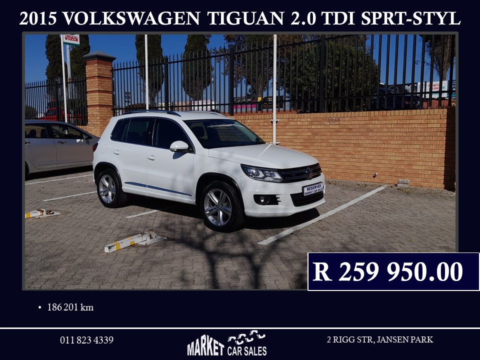 2015 Volkswagen Tiguan 2.0 TDI 4Motion Sport&Style DSG