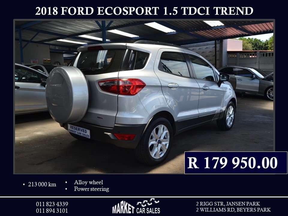 2018 Ford EcoSport 1.5TDCi Trend