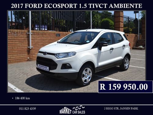 2017 Ford EcoSport 1.5TiVCT Ambiente