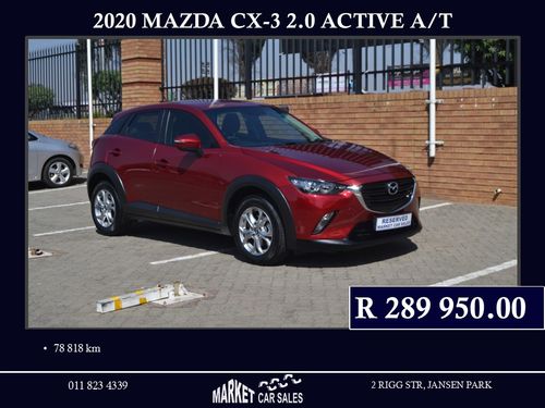 2020 Mazda CX-3 2.0 Active Auto