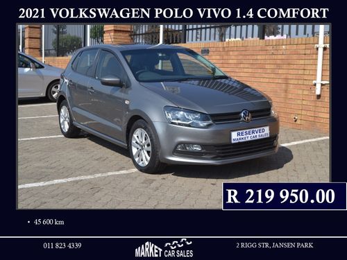 2021 Volkswagen Polo Vivo hatch 1.4 Comfortline