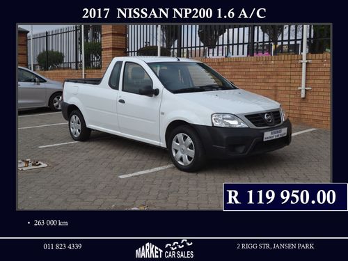 2017 Nissan NP200 1.6i (aircon)