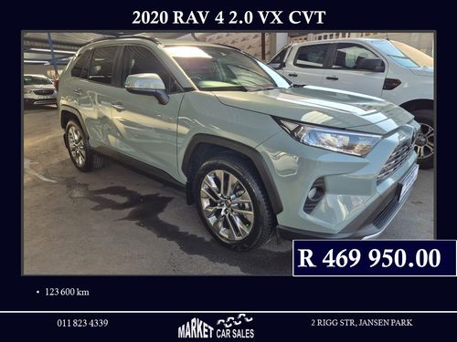 2020 Toyota RAV4 2.0 VX CVT 2WD