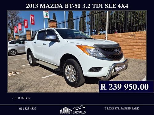 2013 Mazda BT-50 3.2 double cab 4x4 SLE