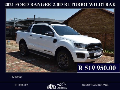 2021 Ford Ranger 2.0D Bi-Turbo Wildtrak A/T P/U D/C