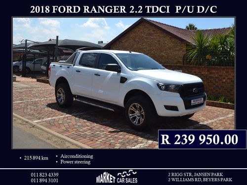 2018 Ford Ranger 2.2 double cab Hi-Rider