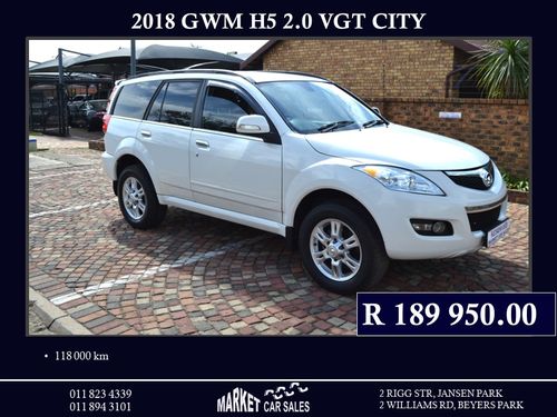 2018 GWM H5 2.0VGT City