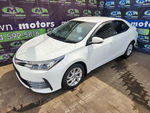 2018 Toyota Corolla 1.6 Prestige Auto